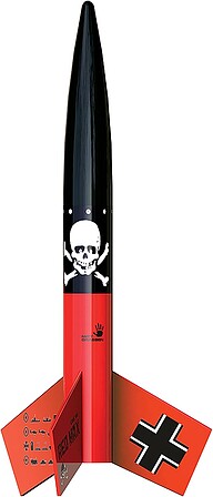 DER RED MAX Classic Model Rocket Kit -- Skill Level 1 -- #0651