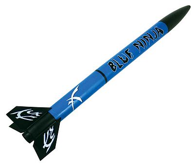 Blue Ninja E2X Model Rocket Kit -- Easy To Assemble -- #1300